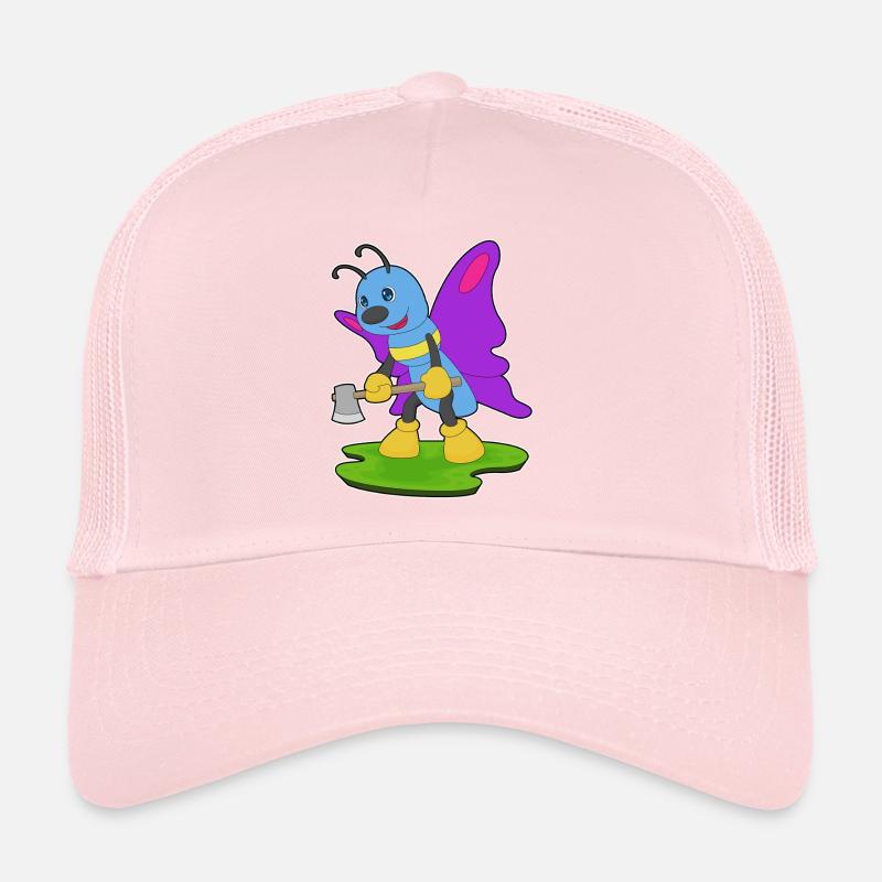 Forêt de la Hache du Bûcheron Papillon Casquette trucker 