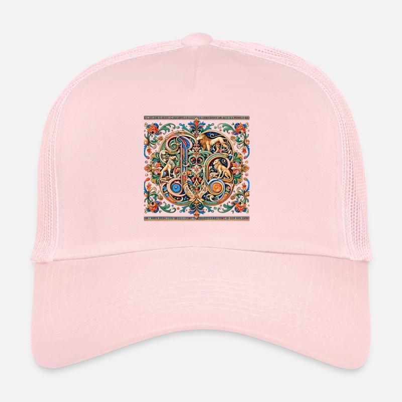 Tierornament Medaillon Muster Trucker Cap