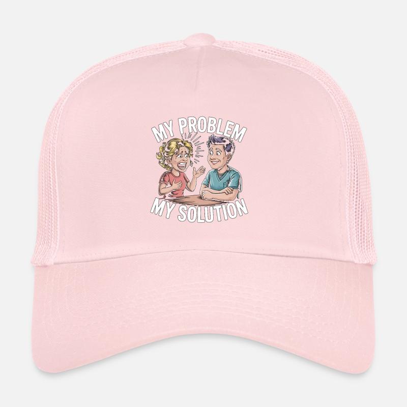 Pediatric OT My Problem My Solution Pictogram Dad Trucker Cap
