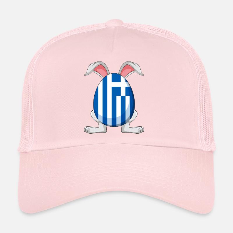 Petit Tsourekaki Lapin grec de Pâques Casquette trucker 