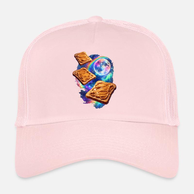 Toasts au beurre de cacahuète de l’espace Casquette trucker 