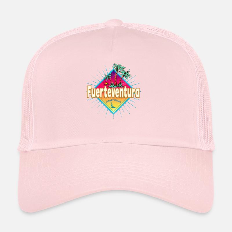 Fuerteventura Surfer Canary Islands Souvenir Trucker Cap