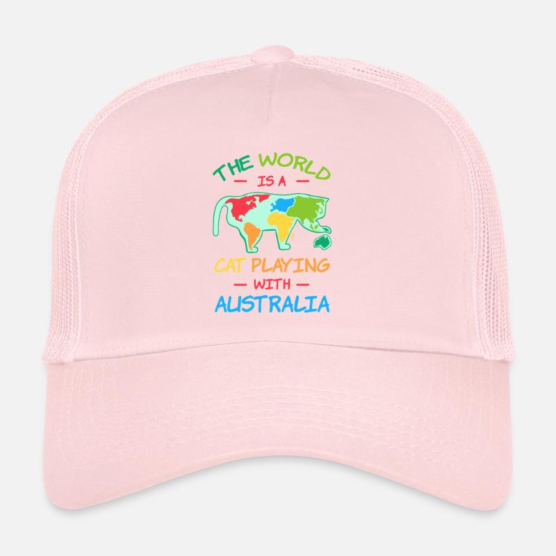 World Cat spielt mit Australien Trucker Cap