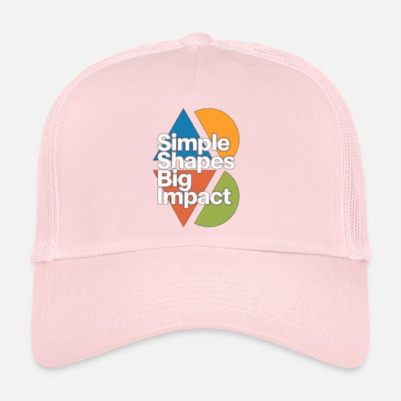 Designer de logo Formes simples Big Creative Designer Casquette trucker 