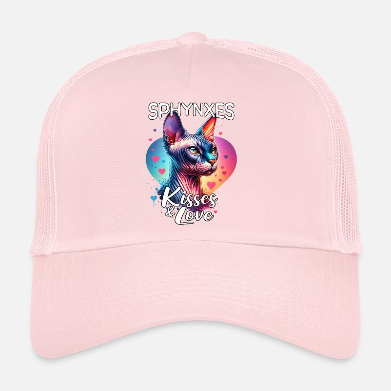Sphynx Cat Love Casquette trucker 