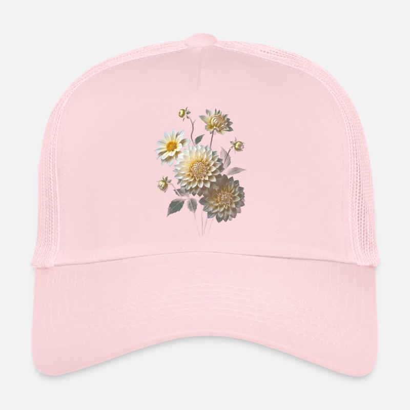 Crème magique de dahlia Casquette trucker 