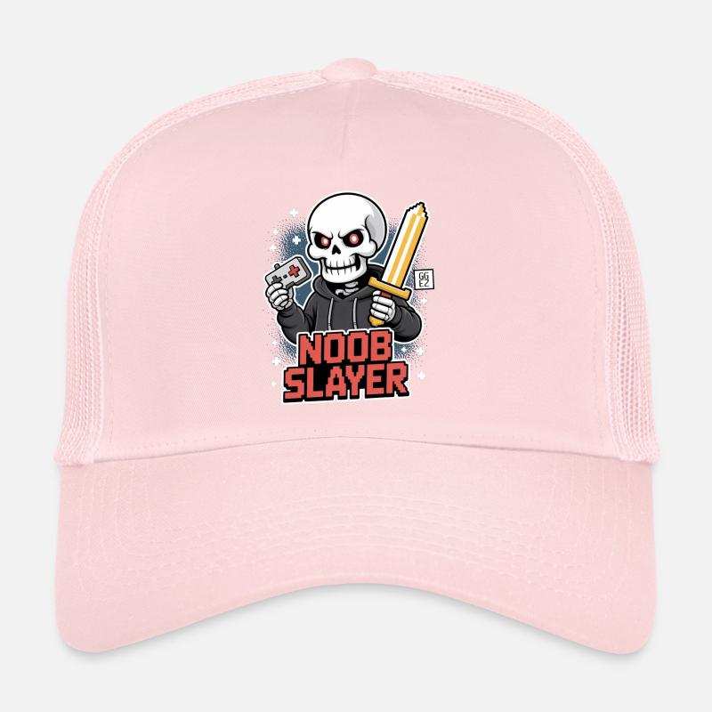 Sweat à capuche Noob Slayer Grim Skull Casquette trucker 