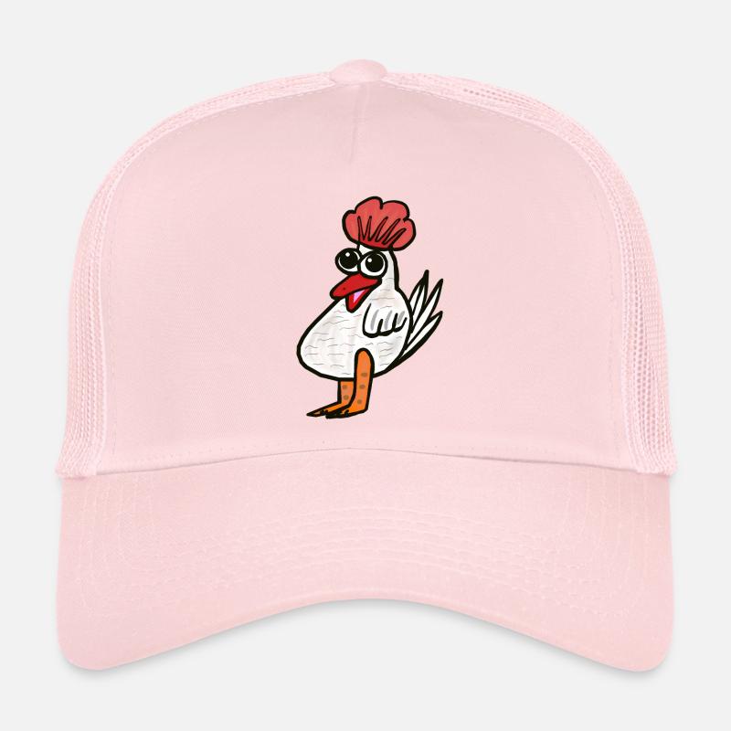 Chickens Chicken Cartoon Trucker Cap