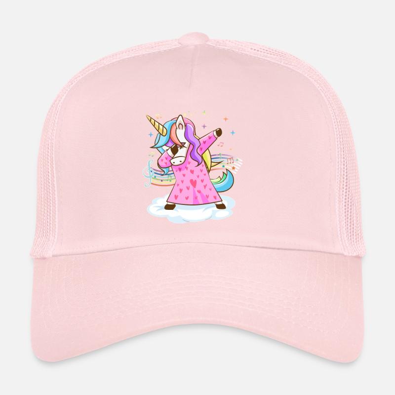 Rêve de licorne en forme de cœur mignon Casquette trucker 