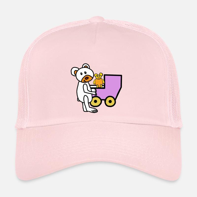 Maman Ours en peluche Bébé Ours Bébé Ours Casquette trucker 