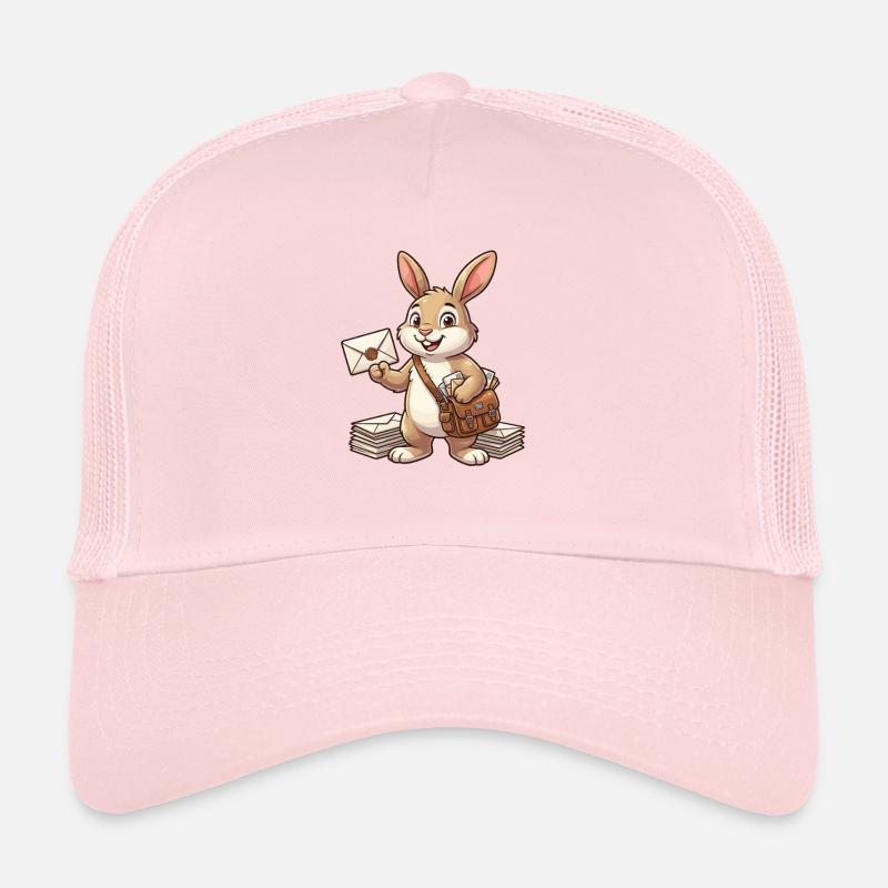 Lapin postal avec lettres Casquette trucker 