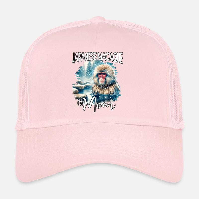 Japanese macaque mom Trucker Cap