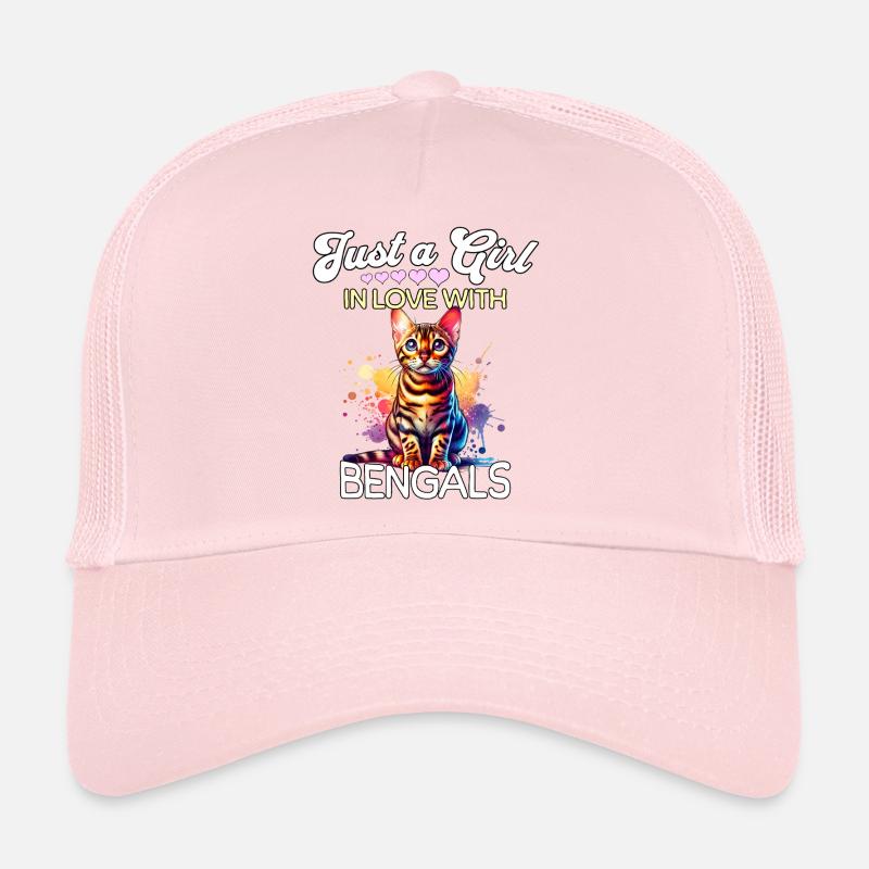 Fille Chat du Bengale Casquette trucker 