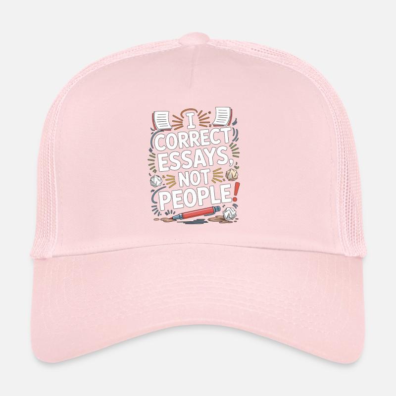 Professeur d’anglais langue seconde : je corrige les essais, pas les enseignants des gens Casquette trucker 