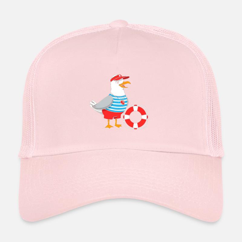Conception de sauveteurs de mouette Casquette trucker 