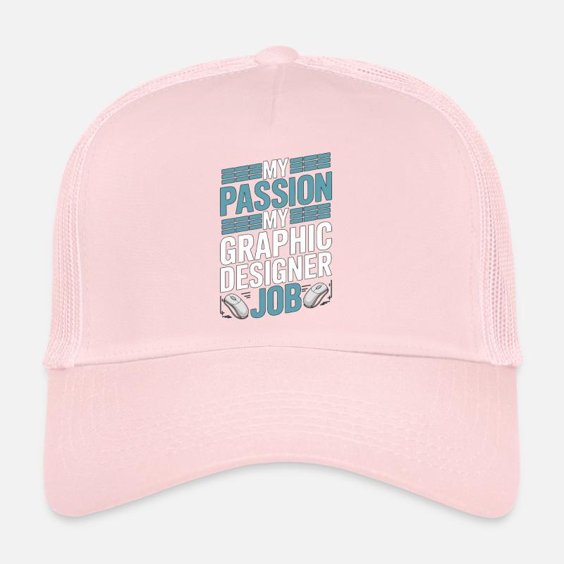 Graphiste Ma passion Ma Designer Graphique Casquette trucker 