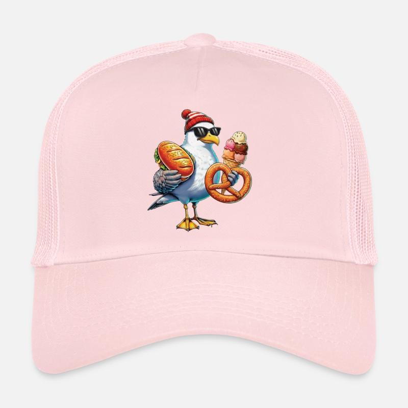 Glace bretzel à la mouette Casquette trucker 