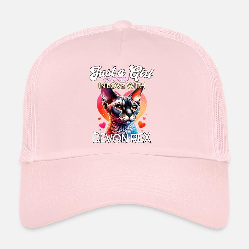 Devon Rex Mädchen Trucker Cap