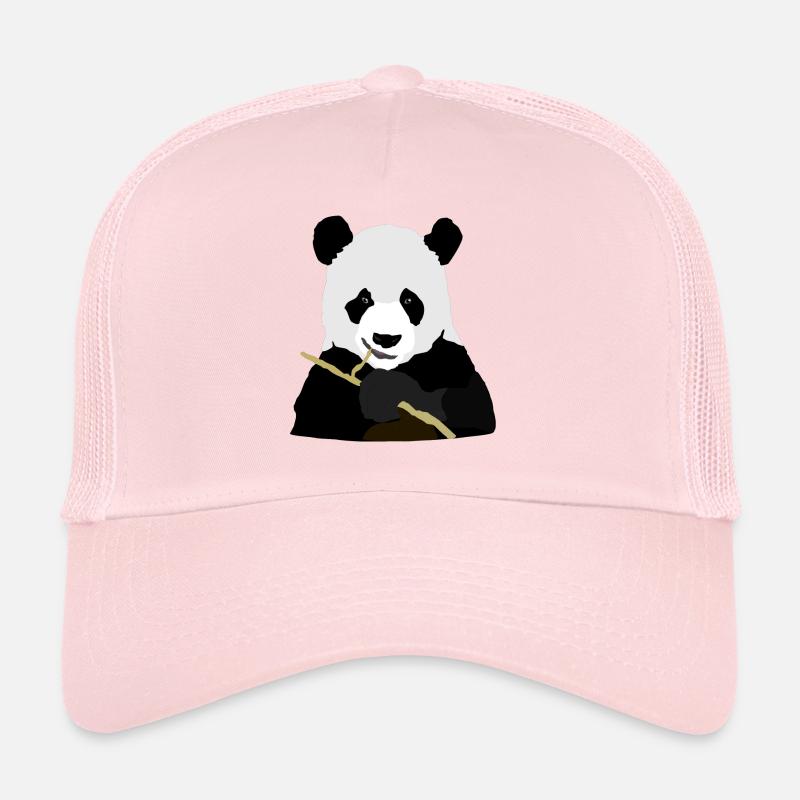 Panda isst Stock Trucker Cap