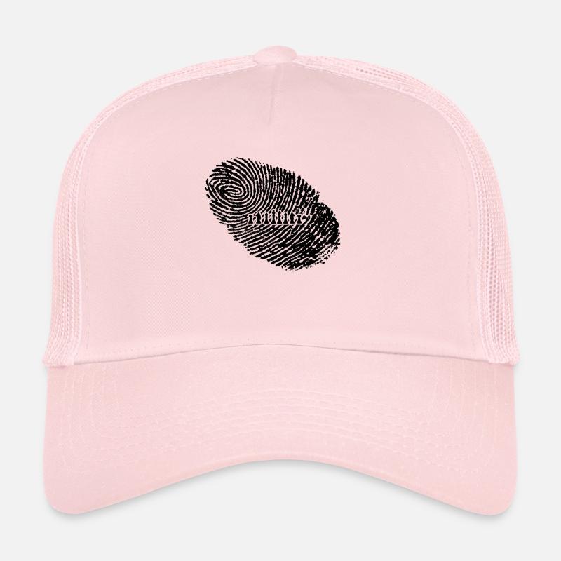 fingerabdruck dns dna geschenk schach koenig Trucker Cap