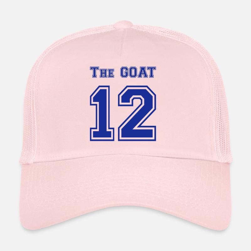 The GOAT 12 blue Trucker Cap