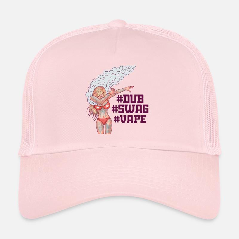 Vape - girl makes the DUBmove - Trucker Cap - pale pink