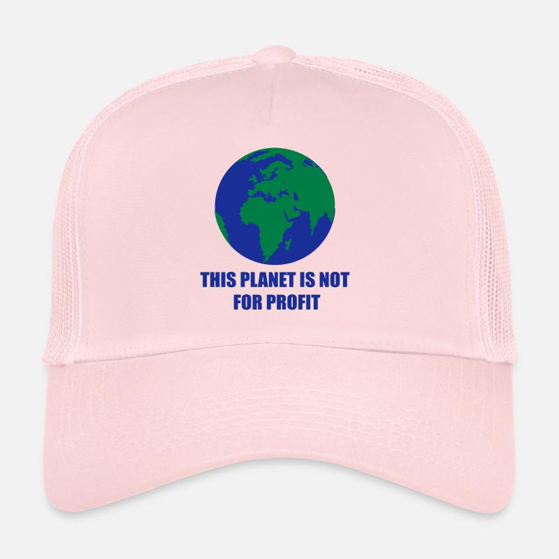 Planet Erde - Trucker Cap - Hellrosa