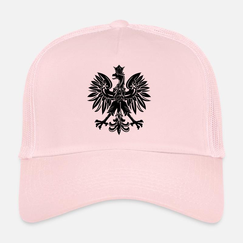 Polska Polen Adler Wappen - Trucker Cap - Hellrosa