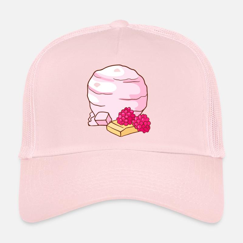 Himbeer Eis Speiseeis Eiskrem Eiscreme Kugeleis Trucker Cap