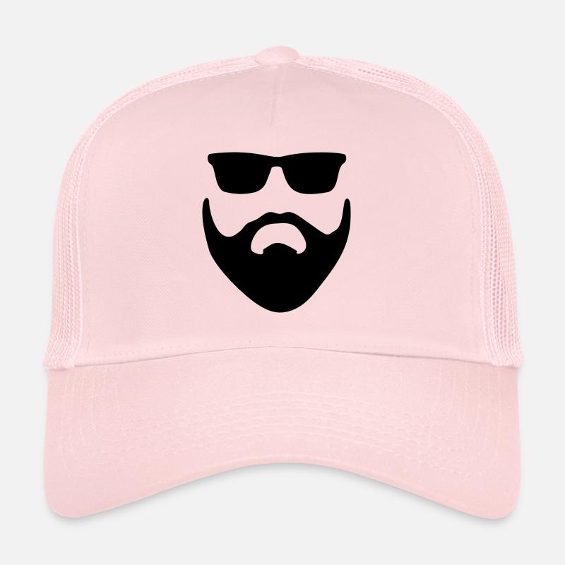 Bart mit Brille Trucker Cap