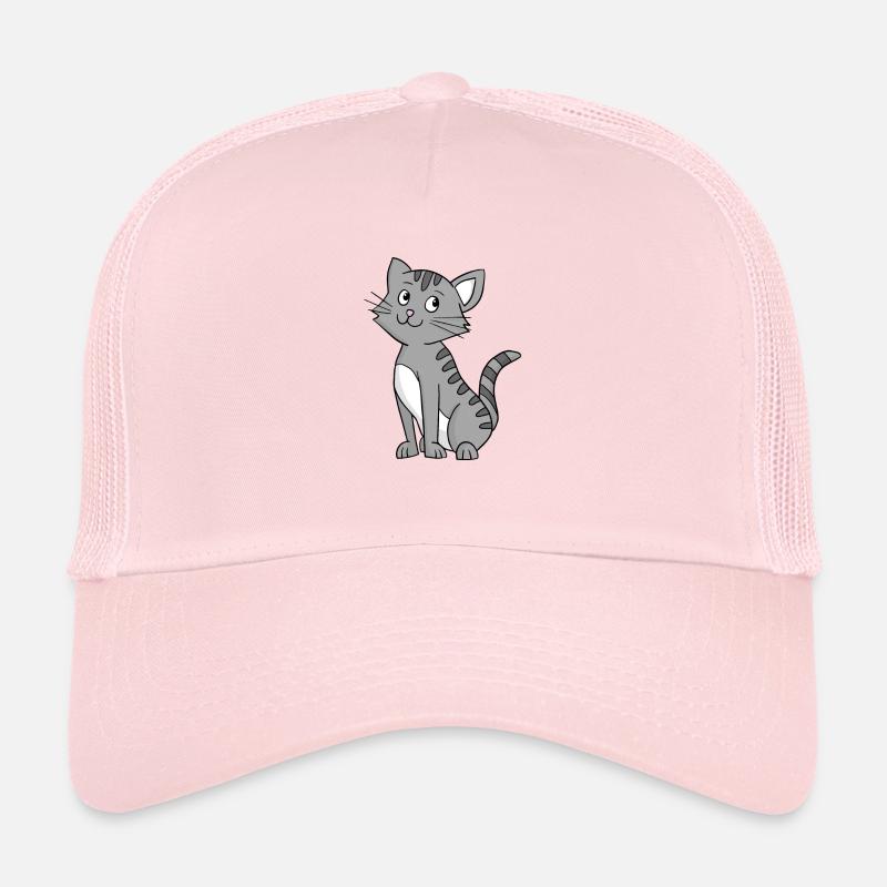 Graue Katze Trucker Cap