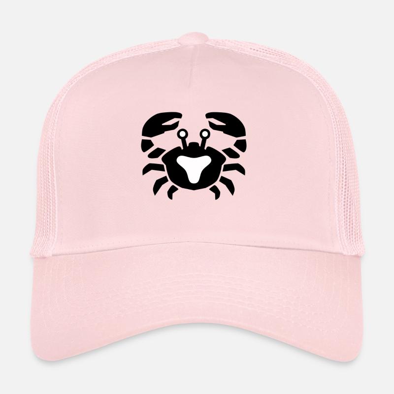Sternzeichen Krebs - Trucker Cap - Hellrosa