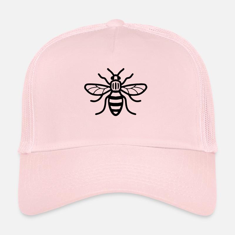 Manchester Bee - Trucker Cap - Hellrosa