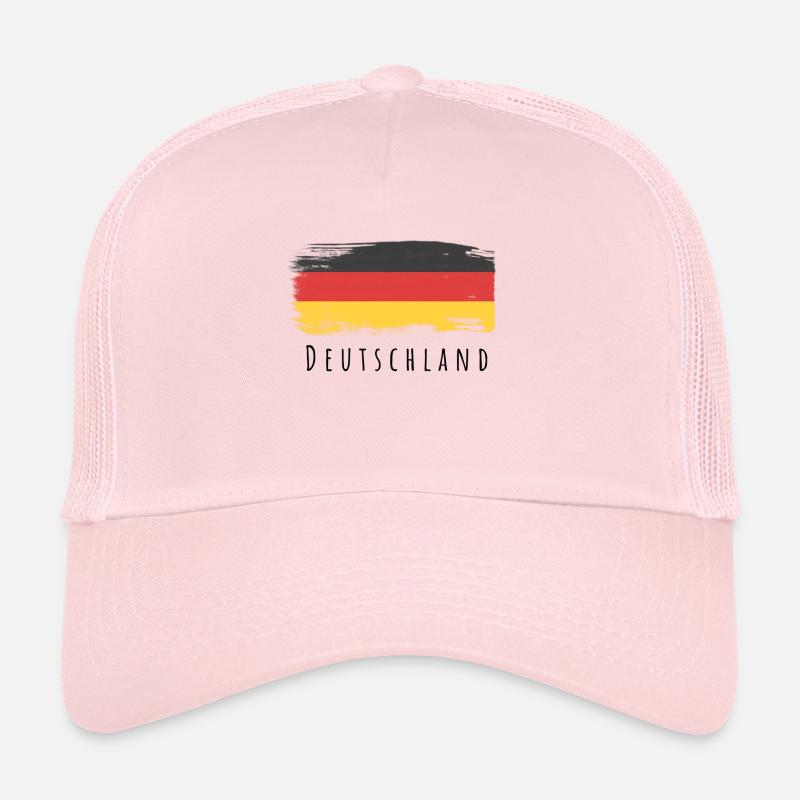 Deutschland - Trucker Cap - Hellrosa