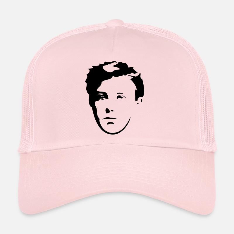 Arthur Rimbaud visage Casquette trucker 