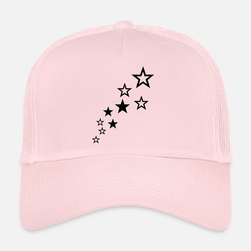 sterne - Trucker Cap - Hellrosa