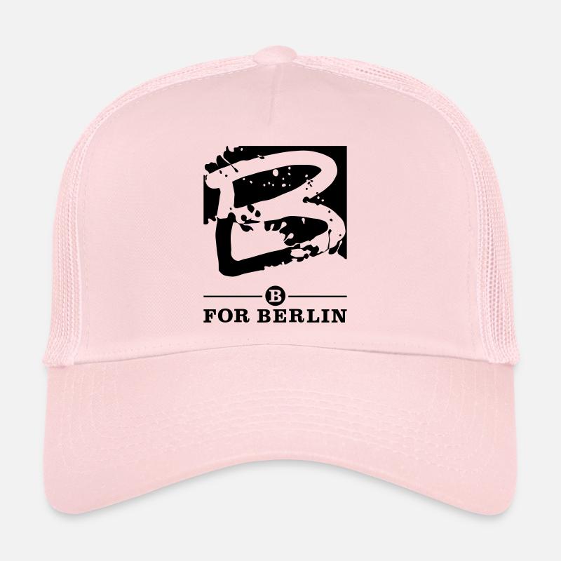 B for Berlin - Splash - Trucker Cap - Hellrosa
