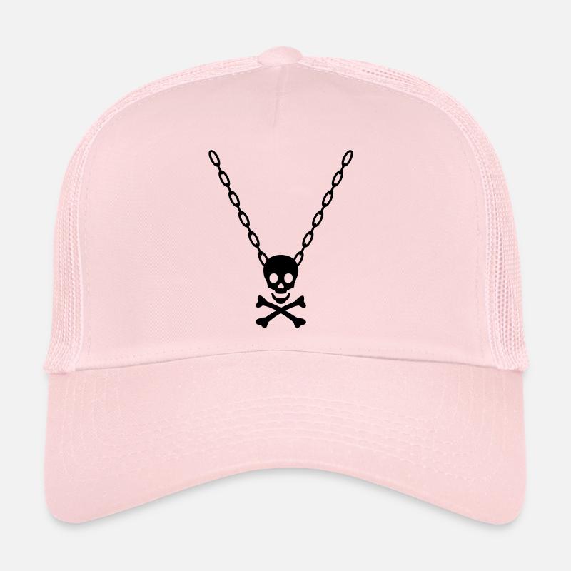 Kette mit skull / Totenkopf Trucker Cap
