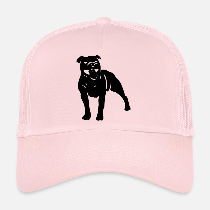 chien staffbull Casquette trucker 