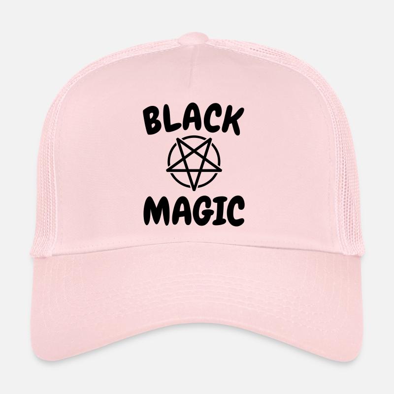 Schwarze Magie - Trucker Cap - Hellrosa