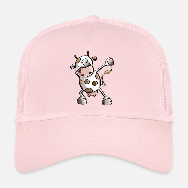 Funny Dab Dance Cow - Dabbing Cow Trucker Cap