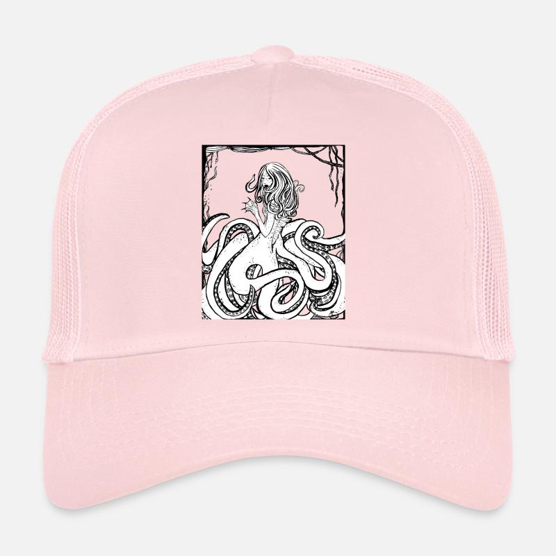 Tentacle Lady Trucker Cap