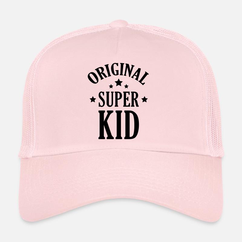 adolescent / enfant / ado / adolescente - Casquette trucker  - rose pâle