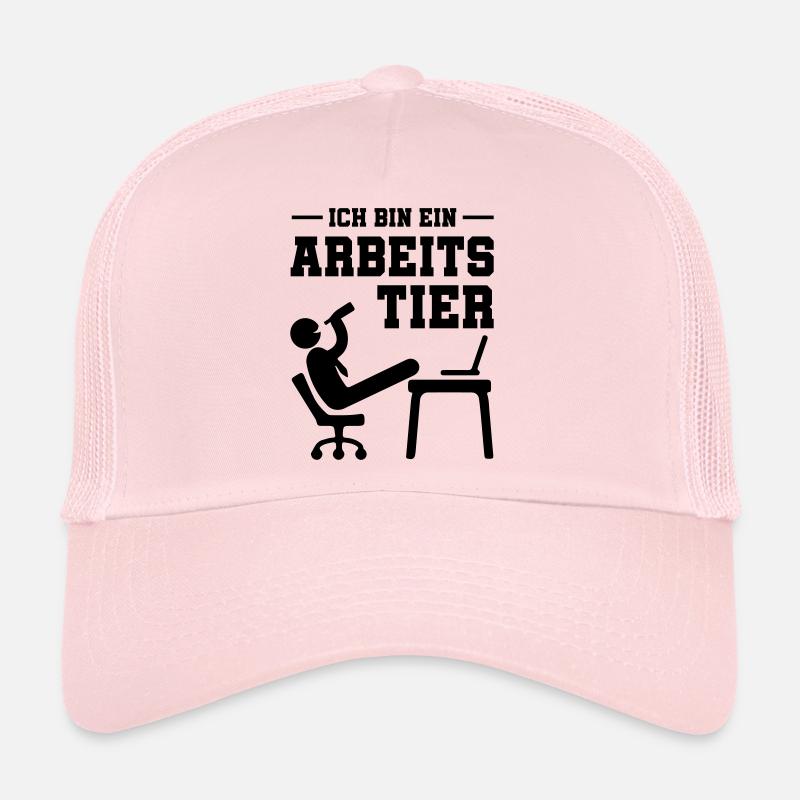 ich bin ein arbeitstier Trucker Cap