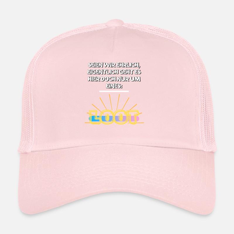 Seien wir ehrlich - Loot - Trucker Cap - Hellrosa