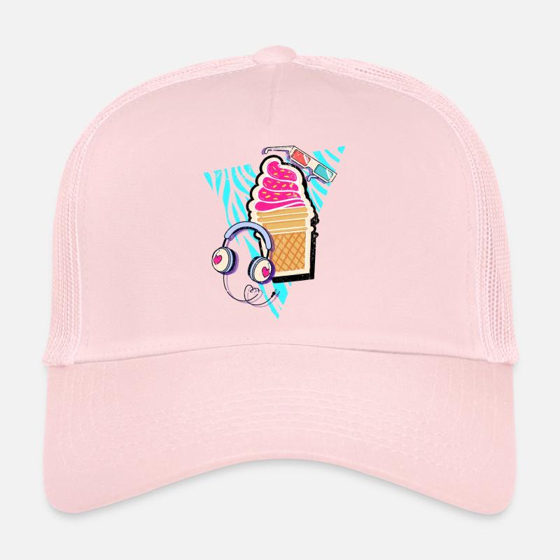 musique et glace glacée Casquette trucker 