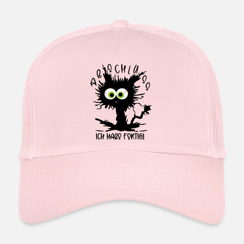 Abschluss 2026 Ich habe fertig - Gestresste Katze Trucker Cap