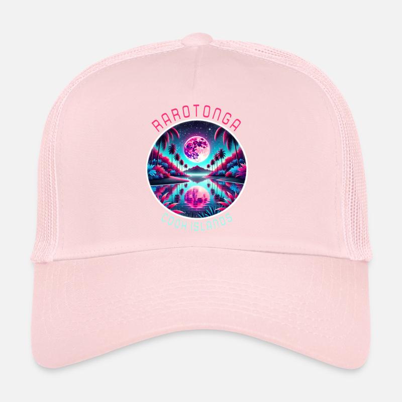 Parotonga Cook Islands Travel Trucker Cap