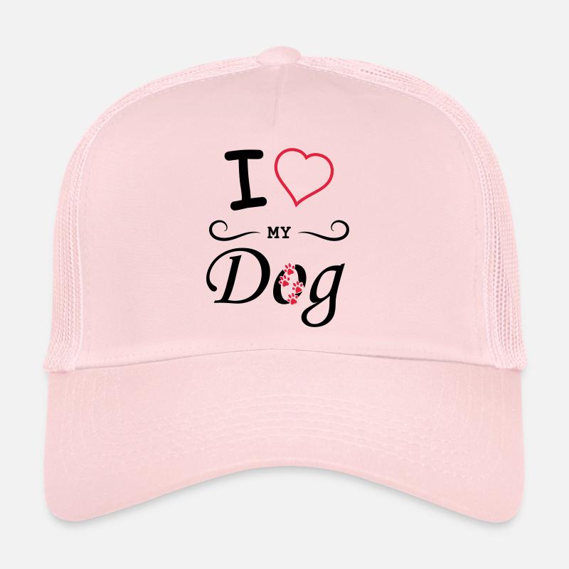 i love my dog Trucker Cap