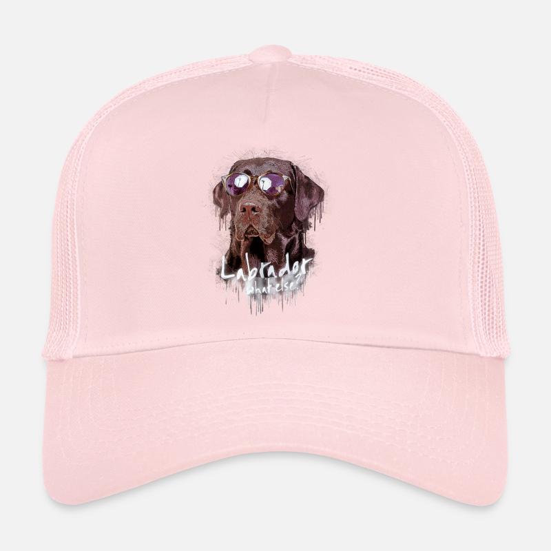 Labrador mit Sonnenbrille Trucker Cap